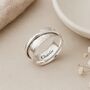 Personalised Sterling Silver Single Spinner Ring – 8mm, thumbnail 2 of 7