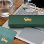 Land Vehicle Embossed Glasses Case And Cloth, thumbnail 1 of 3