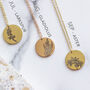 Personalised Choose Your Delicate Birth Flower Necklace, thumbnail 8 of 12