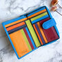 Women's Blue Leather Rfid Purse, thumbnail 2 of 11