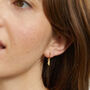 Gold Vermeil Interchangeable Lemon Drop Earrings, thumbnail 2 of 4