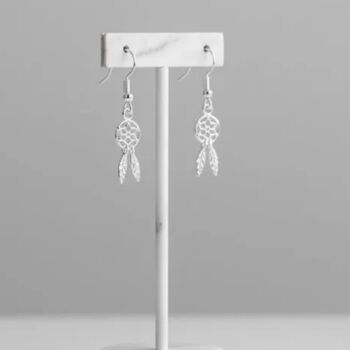 Sterling Silver Dreamcatcher Earrings, 5 of 7