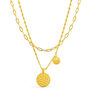 New Moon Charm Multi Strand Layering Necklace, thumbnail 4 of 4