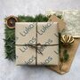 Christmas Personalised Name Wrapping Paper Set, thumbnail 9 of 11