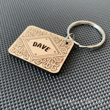 I Love Biscuits Custard Cream Keyring, 5 of 7