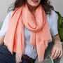 Personalised Summer Cotton Bridesmaid Scarf Gift, thumbnail 4 of 6