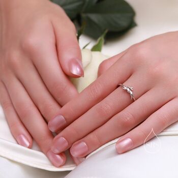Sterling Silver Hare Ring, 5 of 10