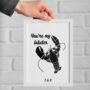 You're My Lobster Personalised Print Valentine's Gift, thumbnail 6 of 6