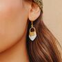 Spirit Of Harmony Earrings Gold, thumbnail 1 of 9