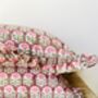 Pink Block Print Cushion, thumbnail 3 of 3