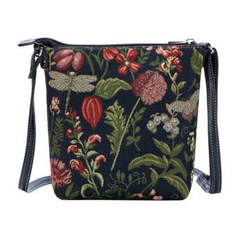 Morning Garden Black Big Holdall Bag + Gift Sling Bag, 11 of 11
