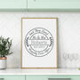Personalised Cotton Wedding Anniversary Gift For A Couple, thumbnail 2 of 2