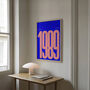 Personalised 'Groovin' Since Year Print Custom Poster, thumbnail 3 of 11