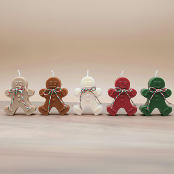 Christmas Gingerbread Candle Stocking Filler Gifts, 4 of 10