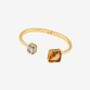 Shikaku Square Stones Open Bangle, thumbnail 3 of 4