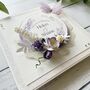 Personalised Wedding Card With 3D Flowers And Butterfly, thumbnail 2 of 7