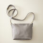 Fair Trade Classic Leather Shoulder Cross Body Handbag, thumbnail 3 of 11