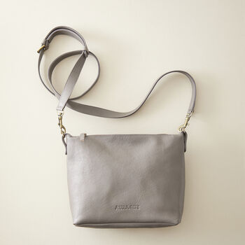 Fair Trade Classic Leather Shoulder Cross Body Handbag, 3 of 11