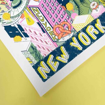 A2 New York City Silk Screen Print 2nd Edition, 6 of 6
