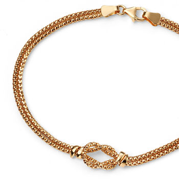 Gold 'Tying The Knot' Bracelet *, 3 of 5