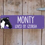 Personalised Stable Door Name Plate Pony Head, thumbnail 1 of 2