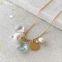 Gemstone Charm Necklace, thumbnail 1 of 11