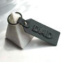 Dad Leather Keyring, thumbnail 2 of 5
