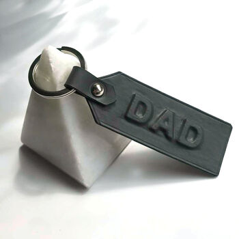Dad Leather Keyring, 2 of 5