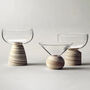 Glass And Ceramic Sake Cup Set Of Four, thumbnail 1 of 10