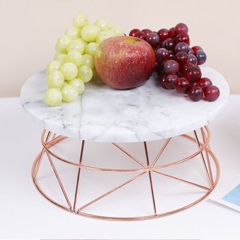 Personalised Wedding Marble Cake Stand, 4 of 4