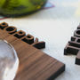 Set Of Four Personalised Cut Out Wooden Jigsaw Coasters, thumbnail 4 of 12