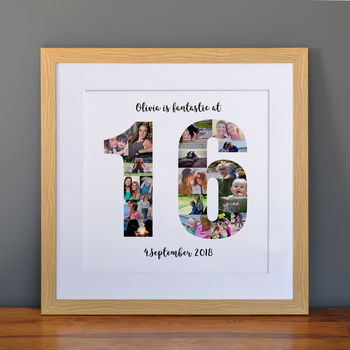 Personalised 16th Birthday Photo Collage, 2 of 9