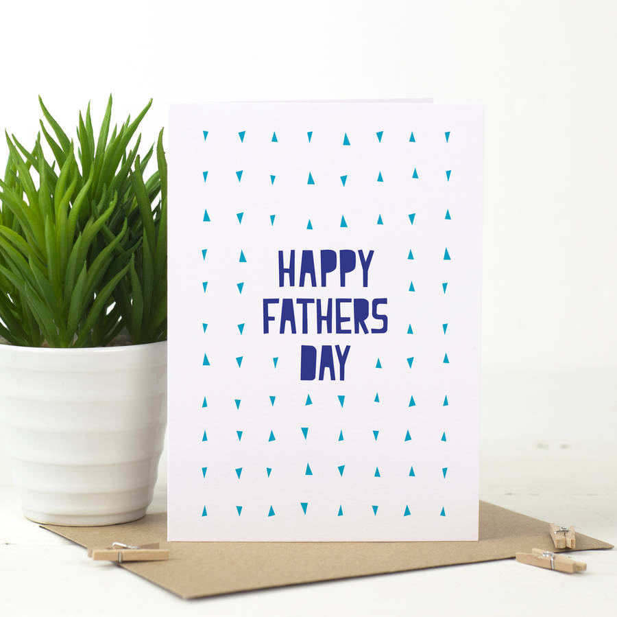 typographic fathers day card by russet and gray | notonthehighstreet.com