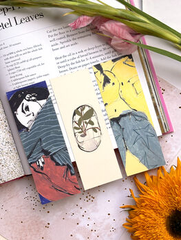 Colourful Illustrated Double Sided Bookmark Set, 3 of 9