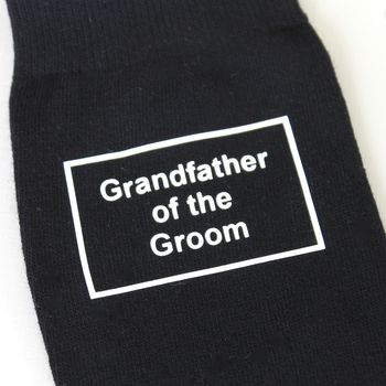 Grandfather Of The Bride / Groom Wedding Socks, 7 of 8