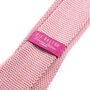 Pink Pointed Silk Knitted Tie 7cm, thumbnail 3 of 3