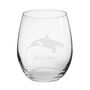Personalised Orca Killer Whale Engraved Glass, thumbnail 2 of 5