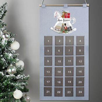 Rocking Horse Personalised Advent Calendar, 2 of 2