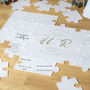 Frosted Acrylic Initials Wedding Signing Puzzle, thumbnail 2 of 3
