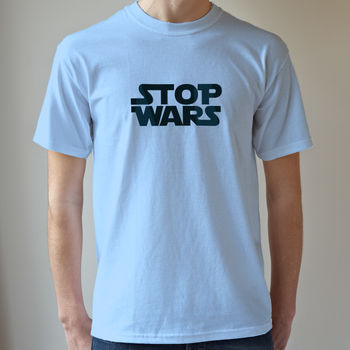 Stop Wars Men's T Shirt, 4 of 6