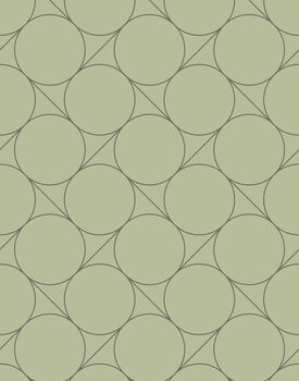 Retro Circle And Line Wallpaper, 2 of 5