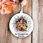 Personalised Norfolk Terrier Birthday Break Through Dog, thumbnail 6 of 8
