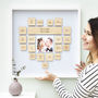 Personalised Wooden Heart Wedding Framed Print, thumbnail 6 of 7