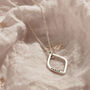 Large Personalised Open Leaf Necklace, thumbnail 2 of 8