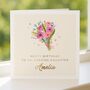 Birthday Card For Daughter With Pink Flowers, thumbnail 4 of 7