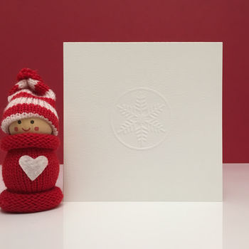 Hand Embossed Christmas Cards Multipack, 8 of 12