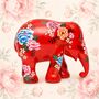 Peony Lover Limited Edition Original Elephant Statue, thumbnail 1 of 10
