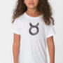 Kids Zodiac Symbol Design T Shirt, thumbnail 3 of 12