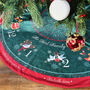 Personalised Christmas Tree Skirt Green 12 Days Of Xmas, thumbnail 1 of 5