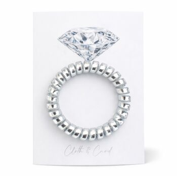 Wedding Ring Elastic Hair Tie, 3 of 3